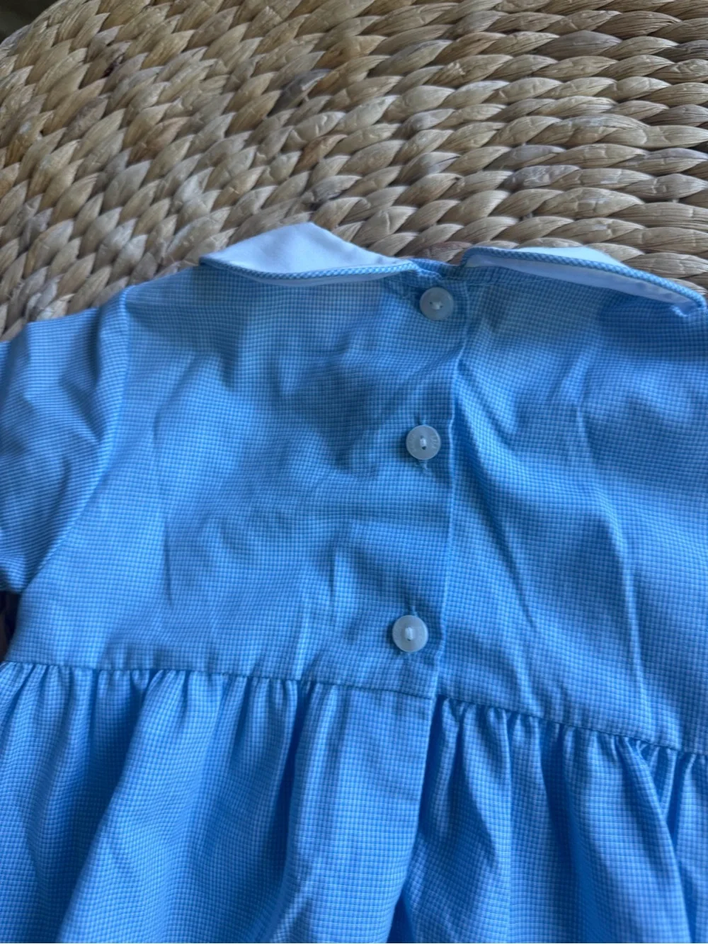 Petit Bebe Angel Smocked Bubble